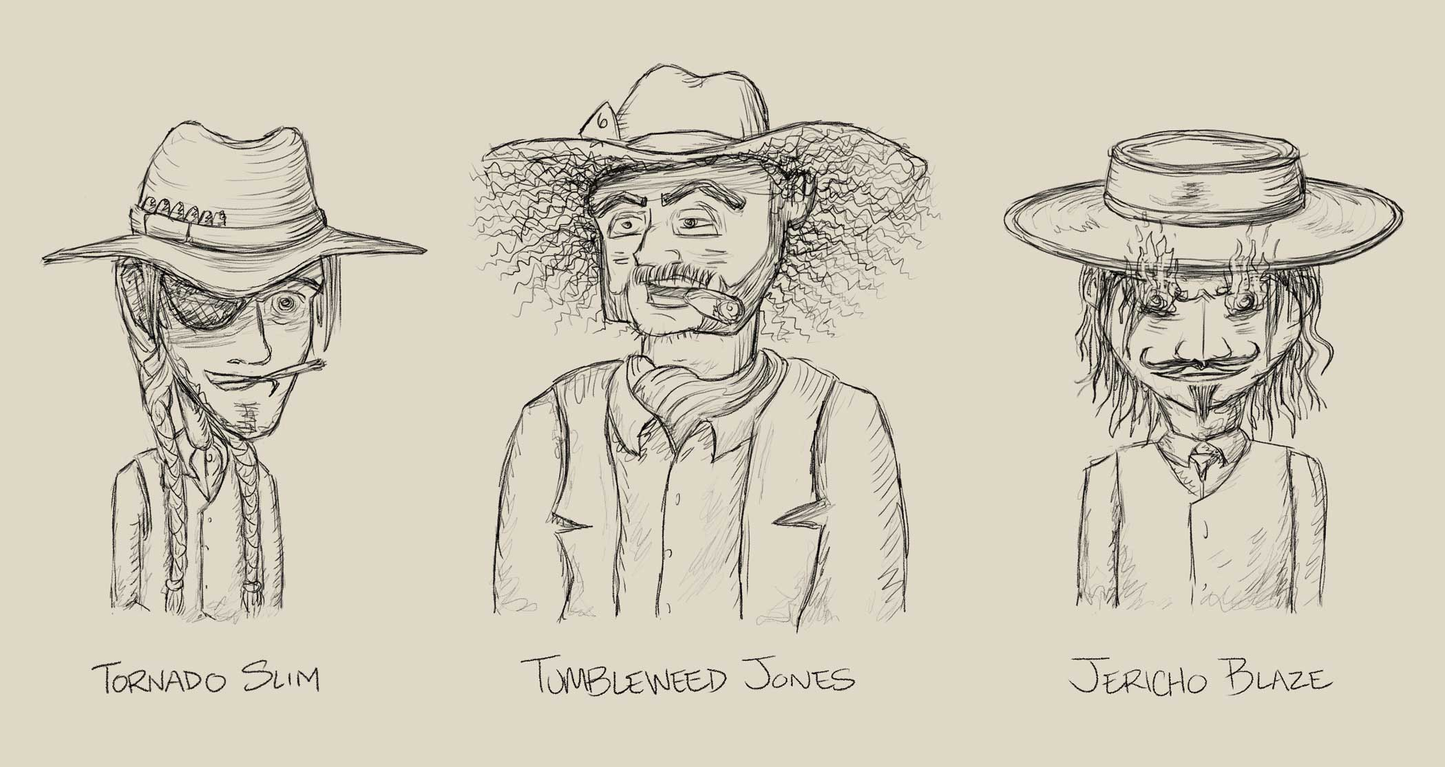 Beginning Character Sketches