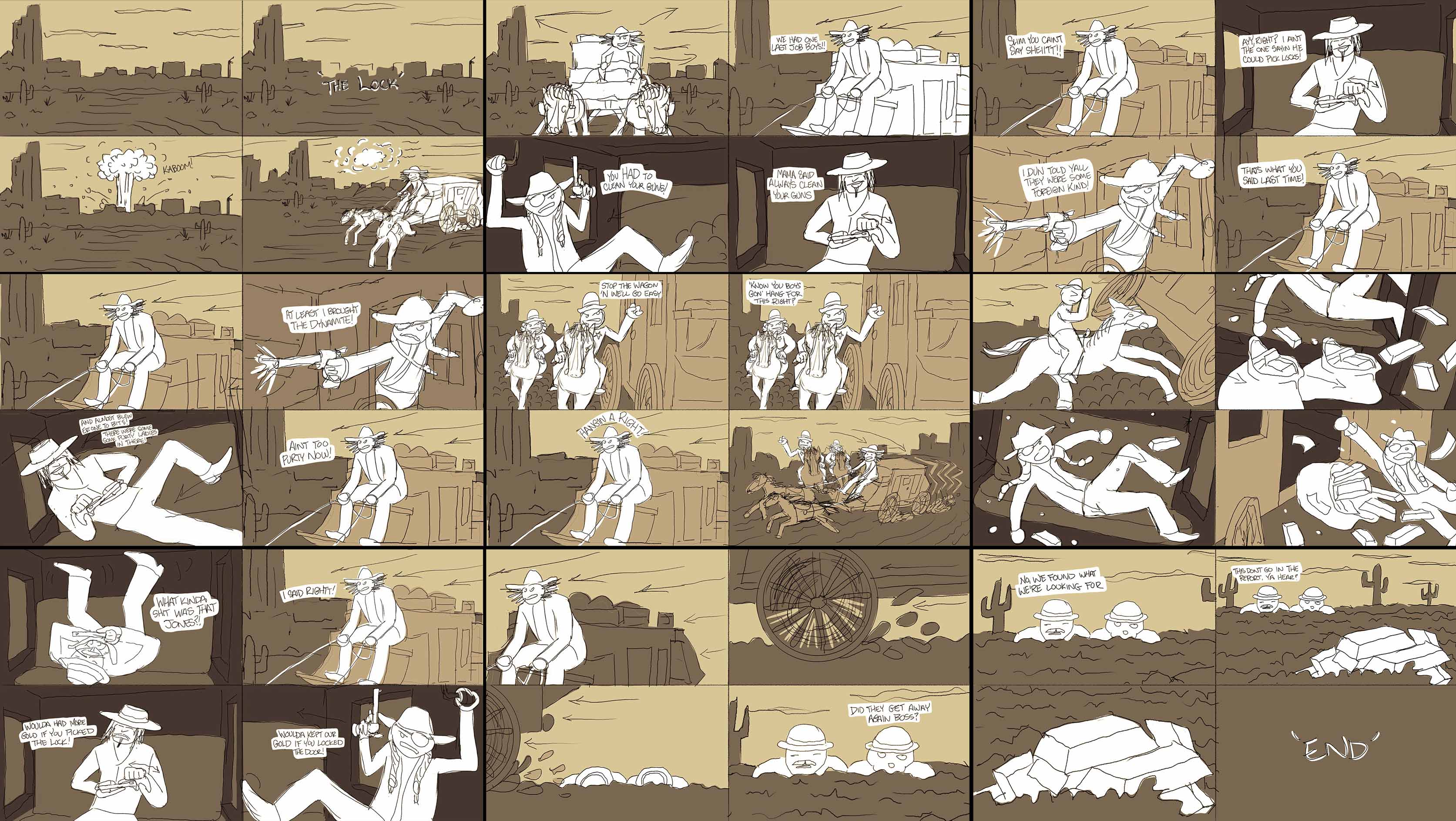 Storyboard - The Lock